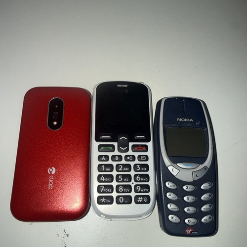 Doro 6820 red - 4g, button